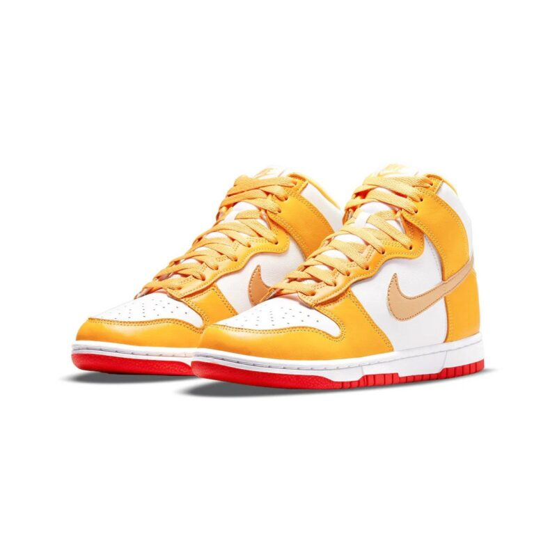 Womens Nike Dunk High University Gold/Metallic Gold (Dq4691 700)