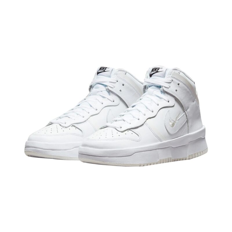 Womens Nike Dunk High Up Summit White/White-Sail-Black (Dh3718 100)