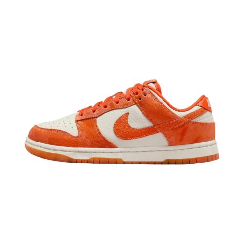 Womens Nike Dunk Low Cracked Orange Light Bone/Safety Orange (Fn7773 001)