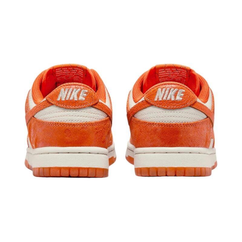 Womens Nike Dunk Low Cracked Orange Light Bone/Safety Orange (Fn7773 001)