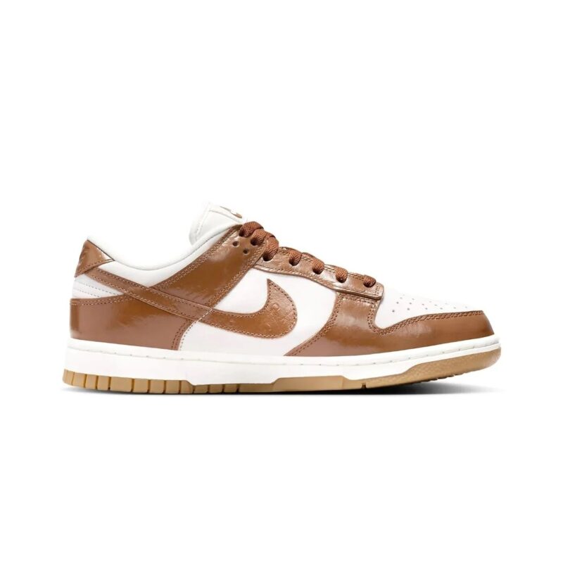 Womens Nike Dunk Low Lx Brown Ostrich Phantom/Ale Brown-Sail (Fj2260 001)