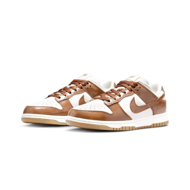 Womens Nike Dunk Low Lx Brown Ostrich Phantom/Ale Brown-Sail (Fj2260 001)