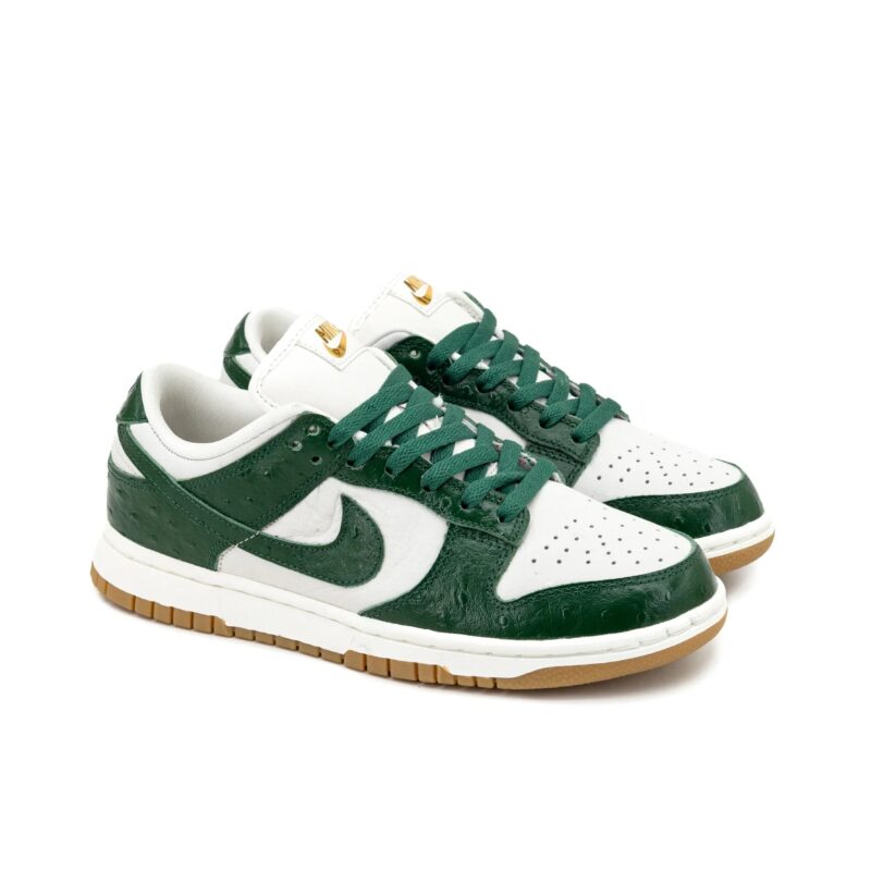 Womens Nike Dunk Low Lx Green Ostrich Phantom/Gorge Green-Sail (Fj2260 002)