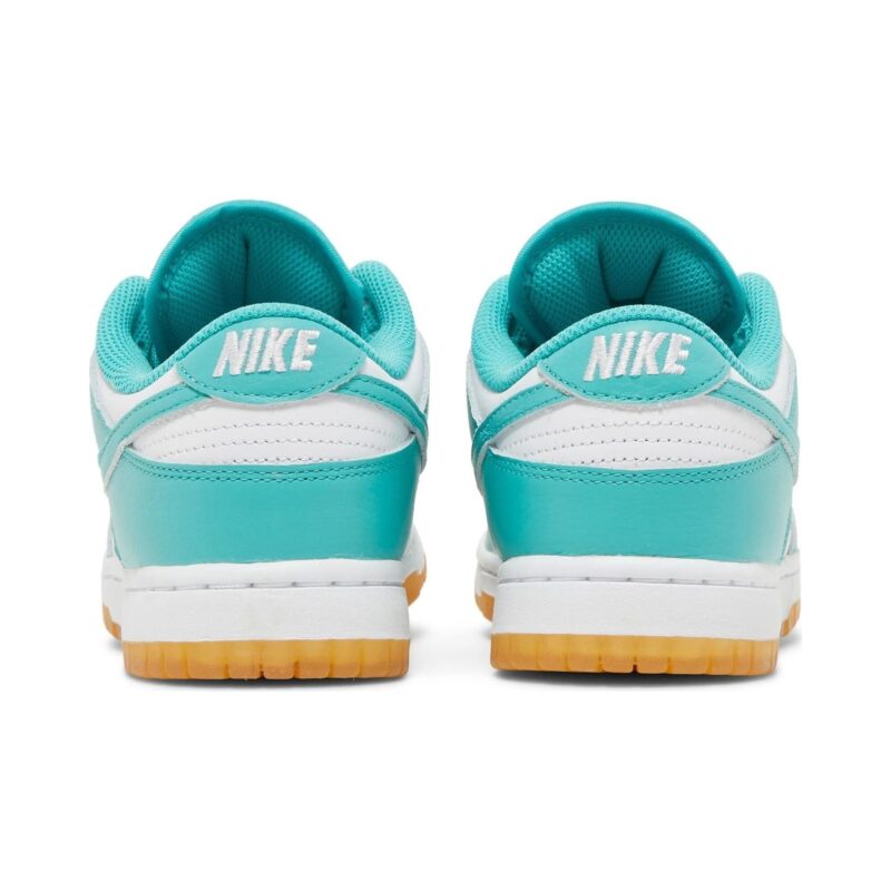 Womens Nike Dunk Low Teal Zeal White/Washed Teal-Kumquat (Dv2190 100)