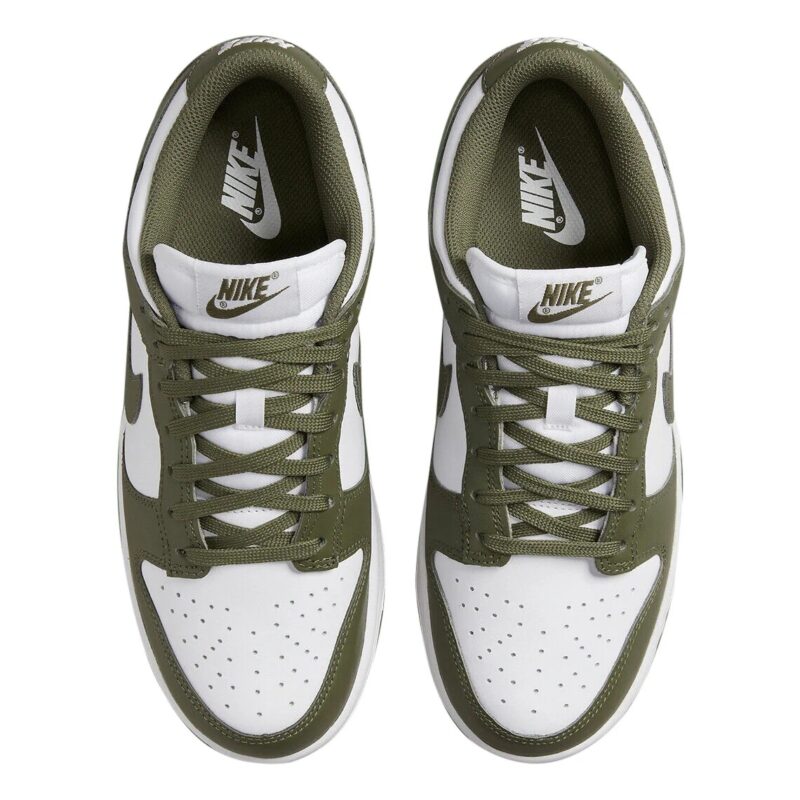 Womens Nike Dunk Low White/Medium Olive-White (Dd1503 120)