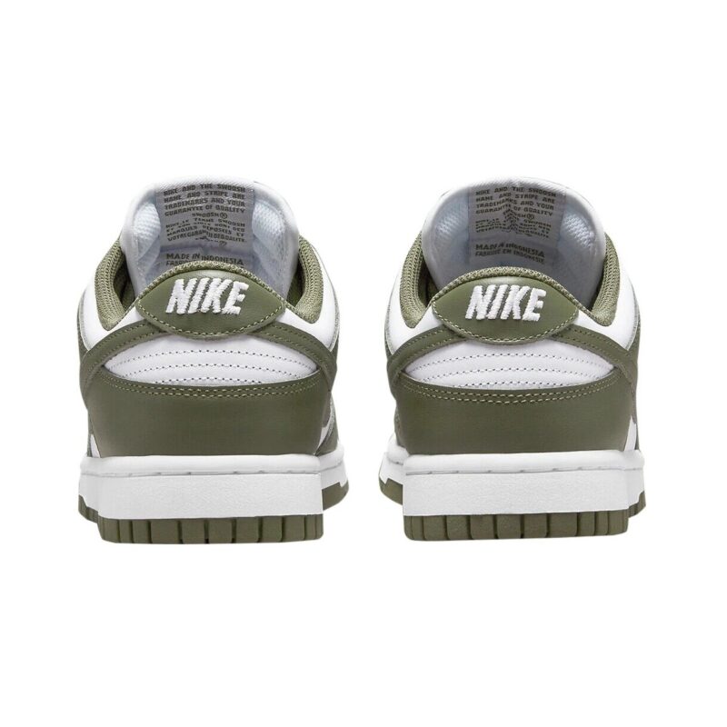 Womens Nike Dunk Low White/Medium Olive-White (Dd1503 120)