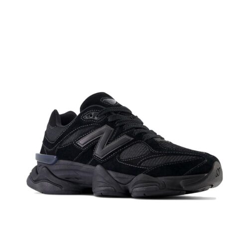New Balance 9060 Triple Black Leathers - U9060NRI
