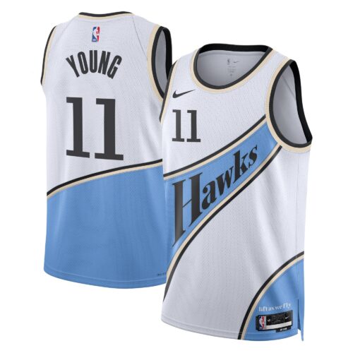 Atlanta Hawks Nike City Edition Swingman Jersey 2024 - Black - Trae Young - Unisex