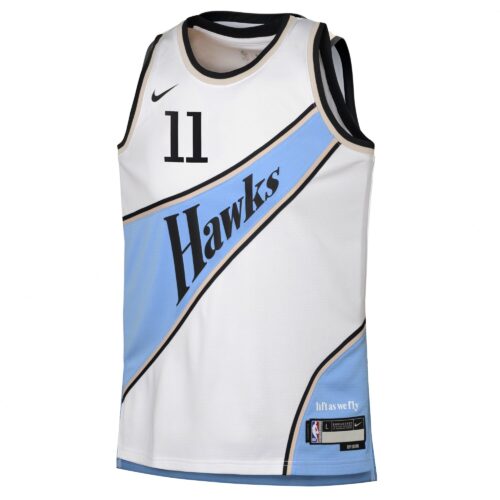 Atlanta Hawks Nike City Edition Swingman Jersey 2024 - Black - Trae Young - Youth