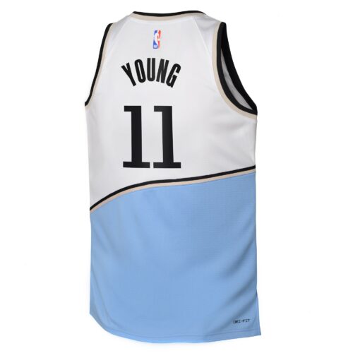 Atlanta Hawks Nike City Edition Swingman Jersey 2024 - Black - Trae Young - Youth