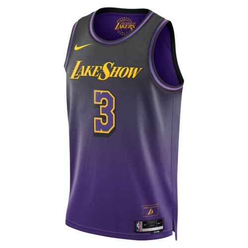 Los Angeles Lakers Nike City Edition Swingman Jersey 2024 - Purple - Anthony Davis - Unisex