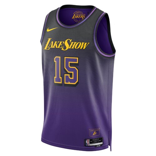 Los Angeles Lakers Nike City Edition Swingman Jersey 2024 - Purple - Austin Reaves - Unisex