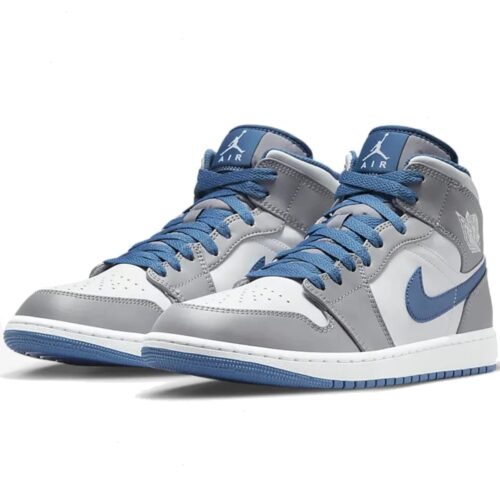 Air Jd 1 Mid Cement True Blue