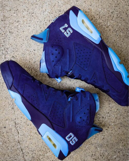 Air Jordan 6 UNC Tar Heels Six Championships PE