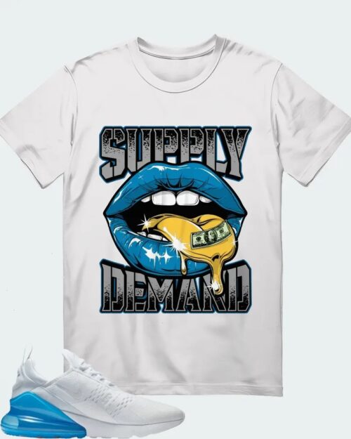 Air Max 270 White Pack Sneaker Matching White T-Shirt (Supply Demand)