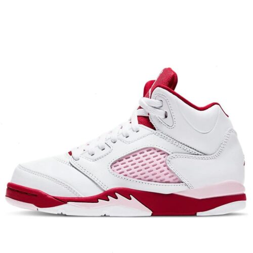 Jordan 5 Retro White Pink Red (GS)