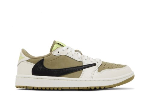 Travis Scott x Air Jordan 1 Low Golf 'Neutral Olive'