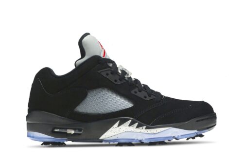 Air Jordan 5 Low Golf 'Black Metallic' CU4523-003
