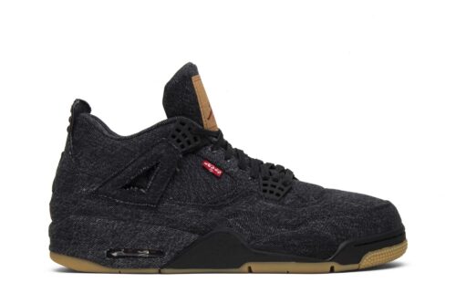 Levi's x Air Jordan 4 Retro 'Black Denim' AO2571-001