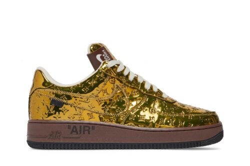 Louis Vuitton x Air Force 1 Low 'Metallic Gold' 1A9VG3