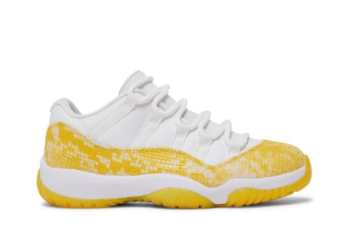 Wmns Air Jordan 11 Low 'Yellow Snakeskin' AH7860-107